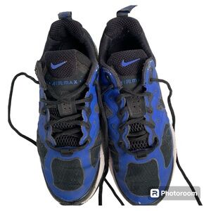 Nike Air Max Kids Sneakers Blue and Black